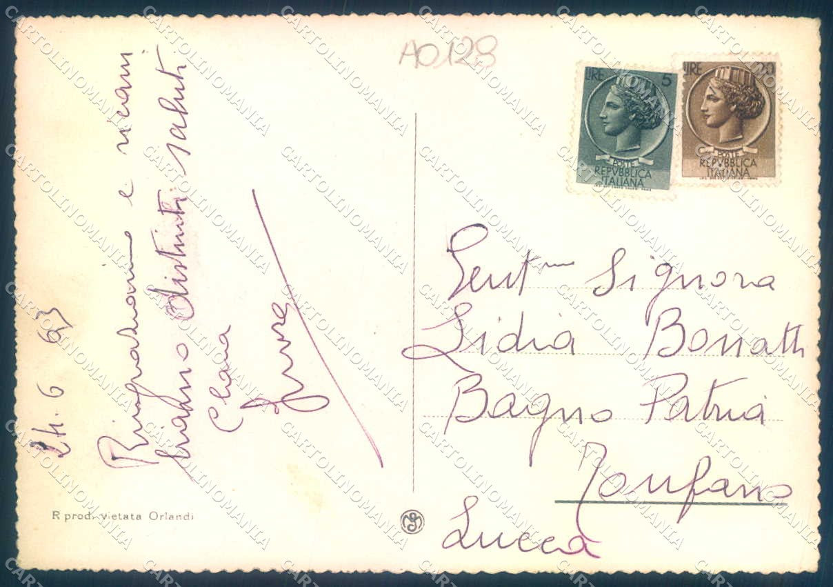 Firenze Tavarnuzze Via Cassia Panorama FG cartolina JK0039 – retro