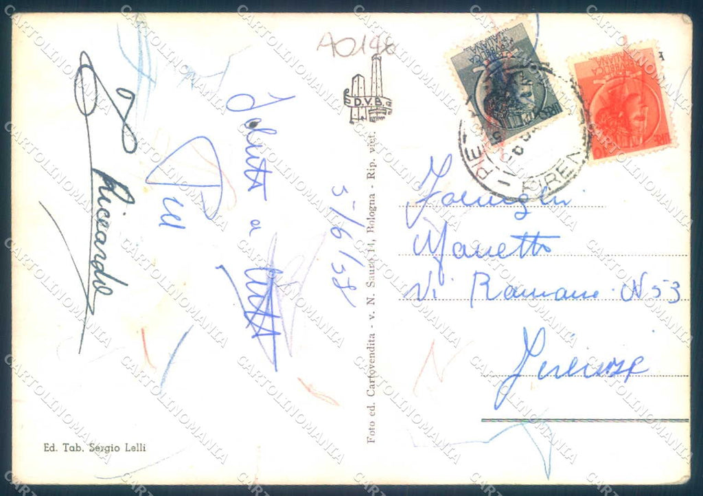 Firenze Firenzuola Pietramala Foto FG cartolina JK0043 – retro