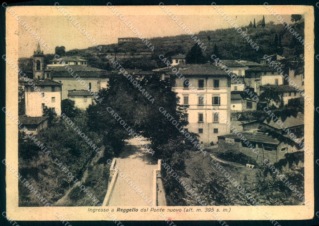 Firenze Reggello FG cartolina JK0048 – fronte
