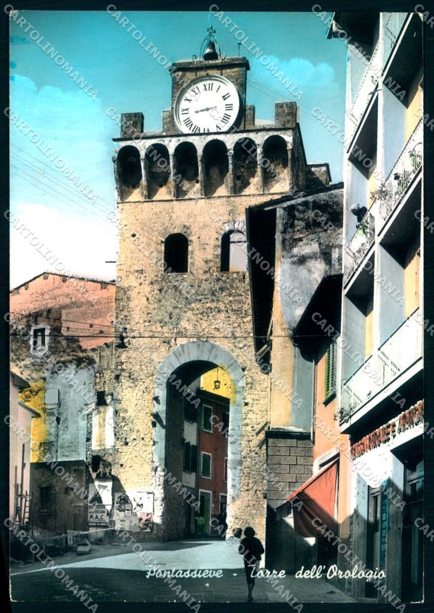 Firenze Pontassieve Torre Orologio Alterocca 26804 FG cartolina JK0050 – fronte