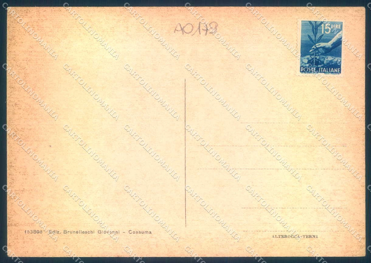 Firenze Consuma Alterocca 153808 FG cartolina JK0052 – retro