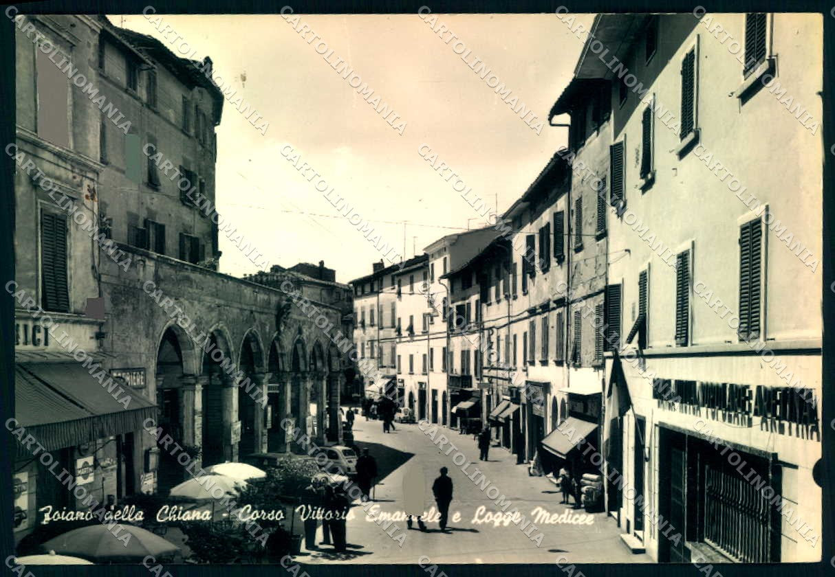 Arezzo Foiano della Chiana Logge Medicee Foto FG cartolina JK0056 – fronte