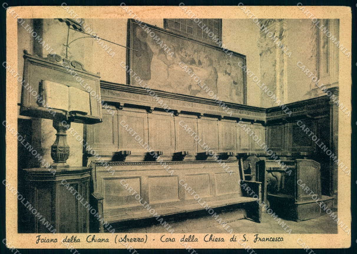 Arezzo Foiano della Chiana Chiesa San Francesco FG cartolina JK0062 – fronte