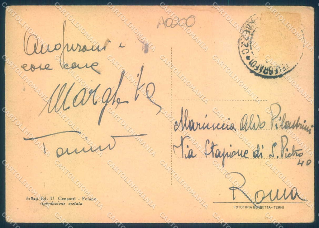 Arezzo Foiano della Chiana Chiesa San Francesco FG cartolina JK0062 – retro