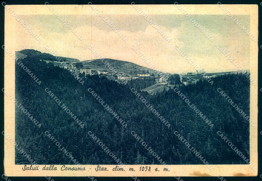 Firenze Consuma Alterocca 119997 saluti da FG cartolina JK0064 – fronte