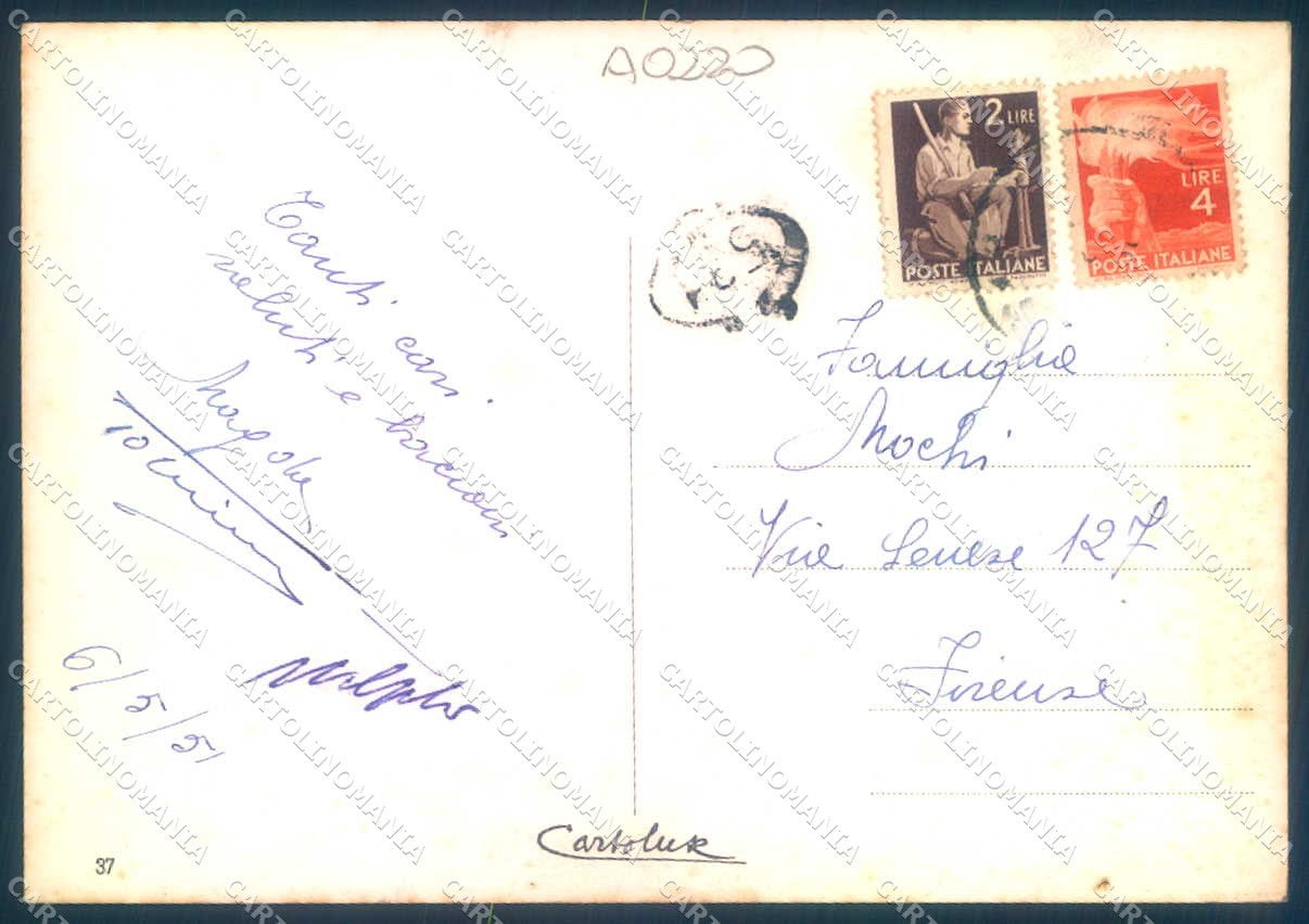 Arezzo Badia Prataglia Foto FG cartolina JK0070 – retro
