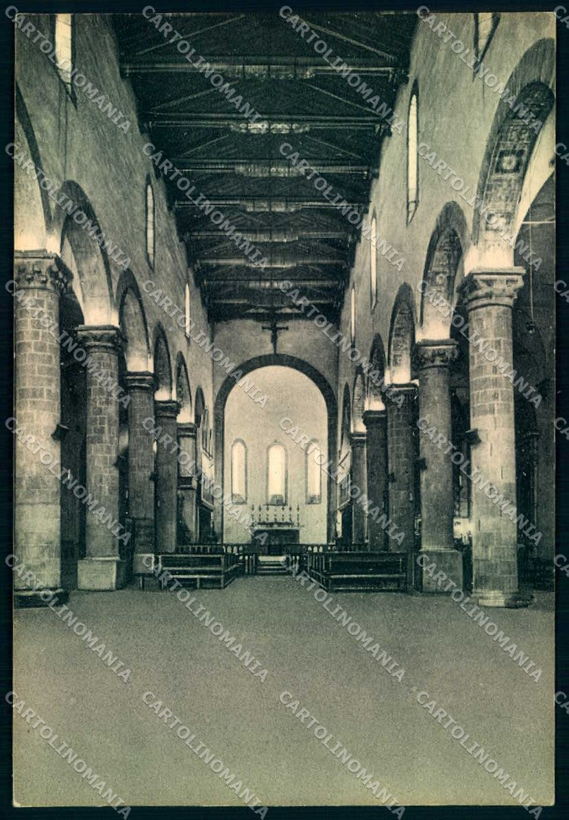 Arezzo San Sepolcro Interno Duomo FG cartolina JK0077 – fronte