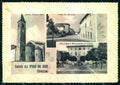 Arezzo Pian di Sco' Chiesa Parrocchiale Municipio saluti da FG cartolina JK0080 – fronte
