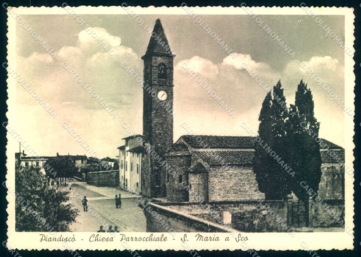 Arezzo Pian di Sco' Chiesa Alterocca 150613 PIEGATA FG cartolina JK0082 – fronte