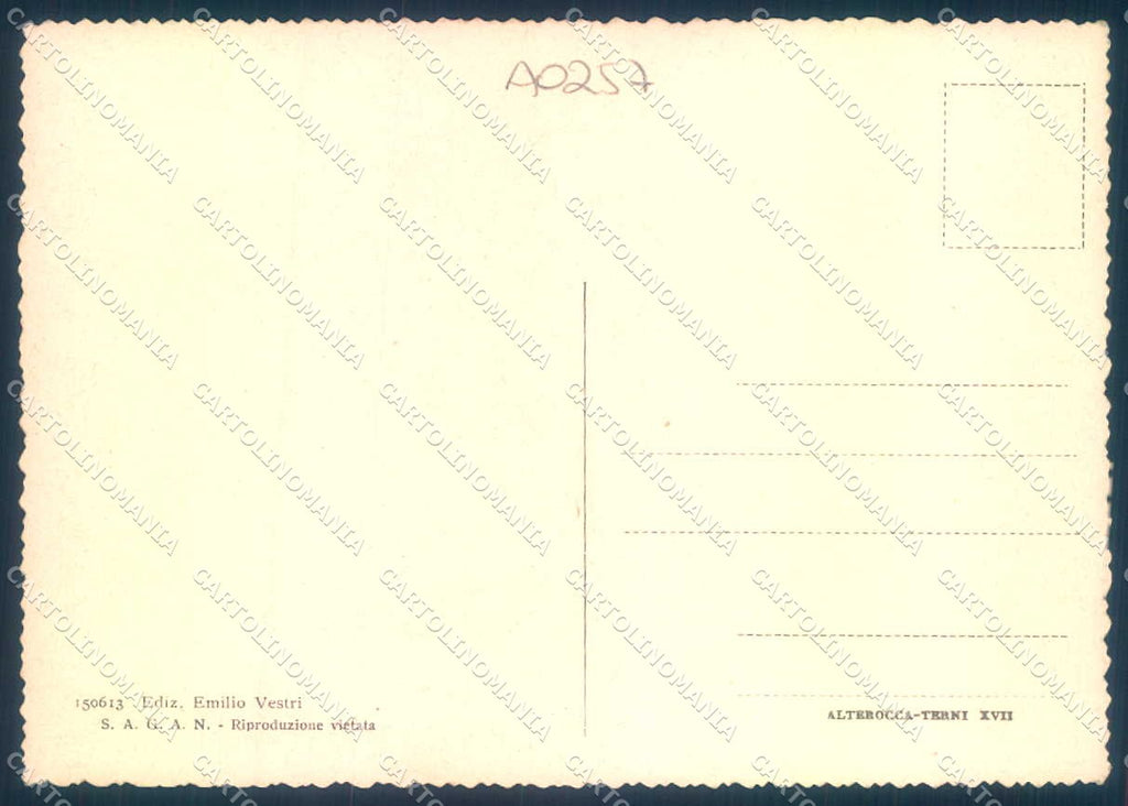 Arezzo Pian di Sco' Chiesa Alterocca 150613 PIEGATA FG cartolina JK0082 – retro