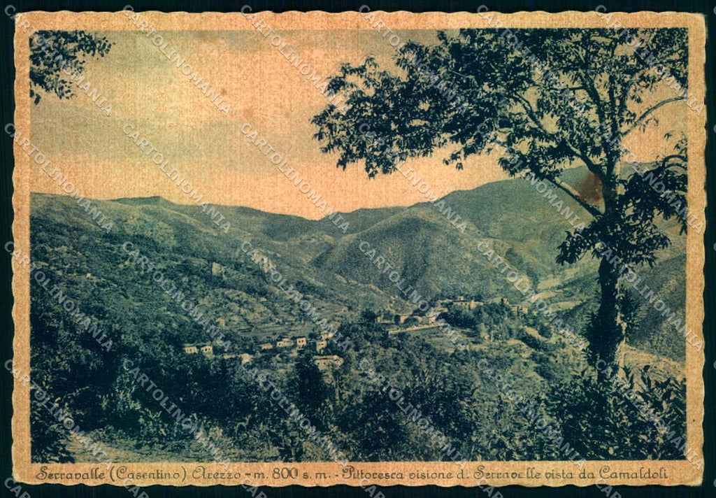 Arezzo Casentino Serravalle Alterocca 13060-49 FG cartolina JK0087 – fronte