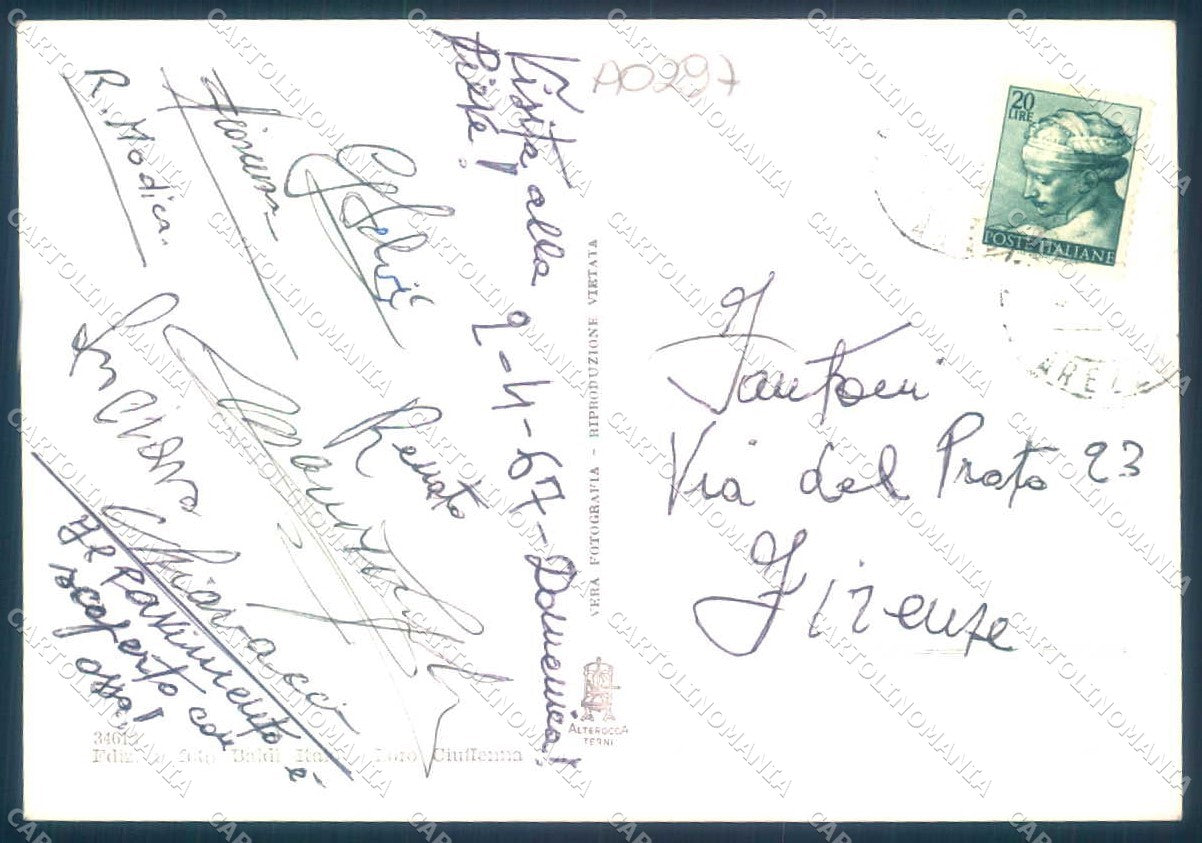 Arezzo Loro Ciuffenna Pieve di Gropina Alterocca 34612 Foto FG cartolina JK0088 – retro