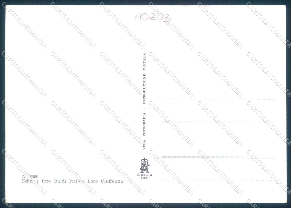 Arezzo Loro Ciuffenna Alterocca 5909 Foto FG cartolina JK0092 – retro