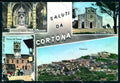 Arezzo Cortona Basilica saluti da STRAPPINO Foto FG cartolina JK0096 – fronte