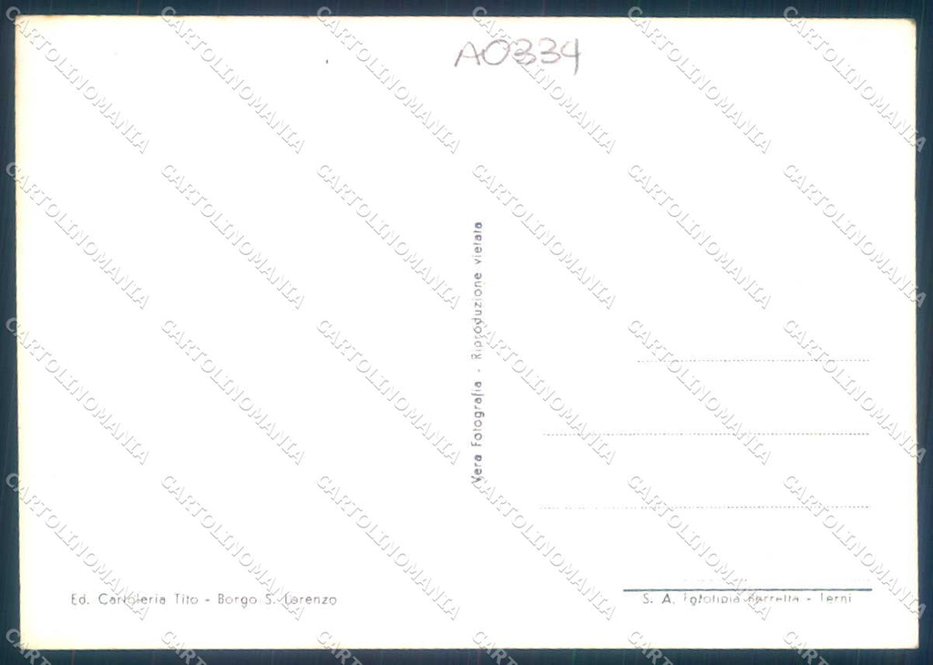 Firenze Borgo San Lorenzo Ronta Madonna Tre Fiumi Foto FG cartolina JK0103 – retro