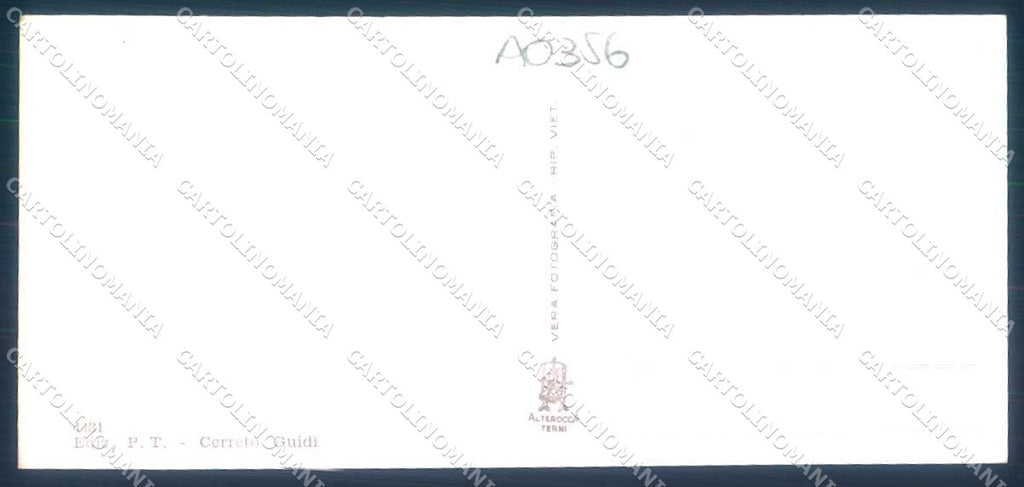 Firenze Cerreto Guidi Alterocca 4431 Foto FG mini cartolina JK0107 – retro