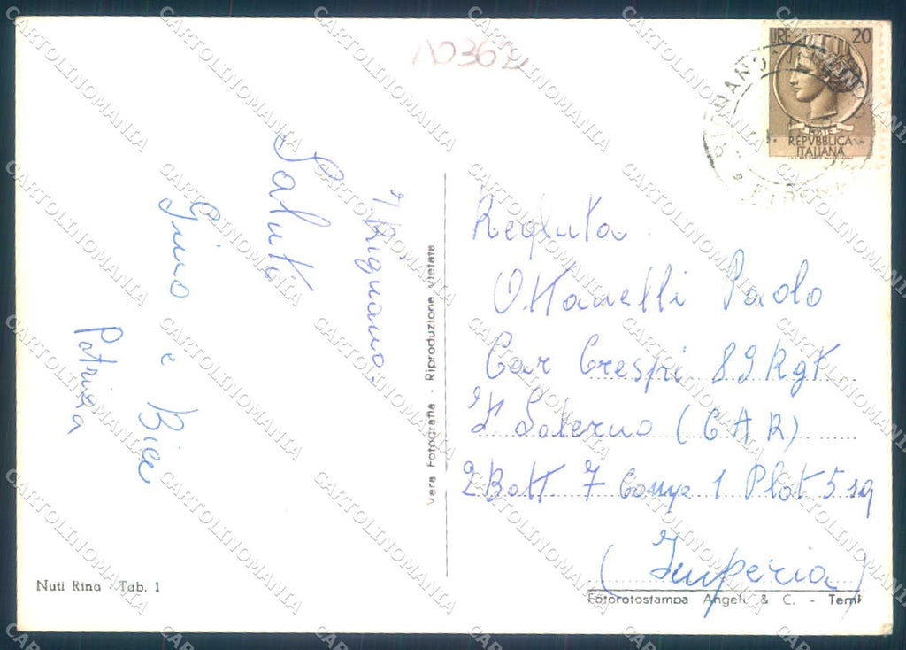 Firenze Rignano sull'Arno Foto FG cartolina JK0109 – retro