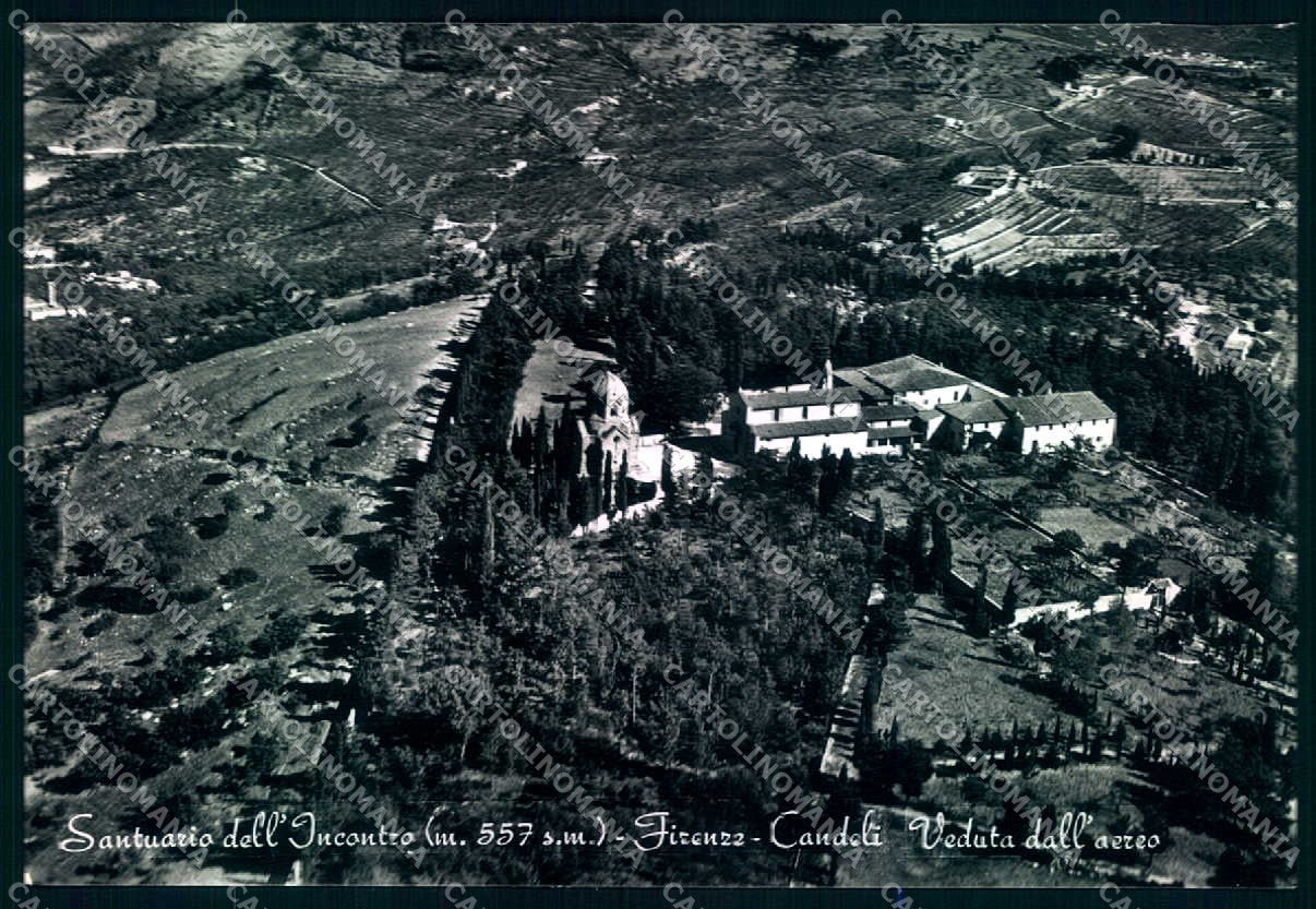 Firenze Candeli Santuario dell'Incontro Foto FG cartolina JK0110 – fronte