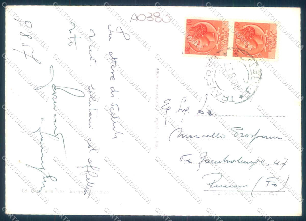 Firenze Firenzuola La Futa Ristorante Foto FG cartolina JK0114 – retro