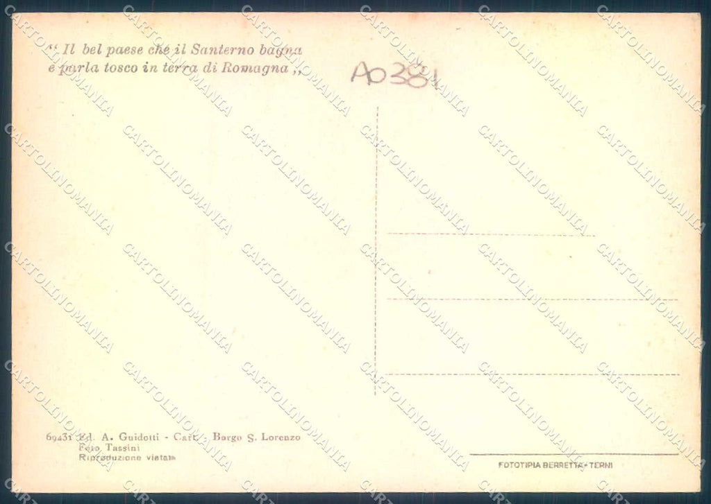 Firenze Firenzuola Piazza Agnolo FG cartolina JK0115 – retro
