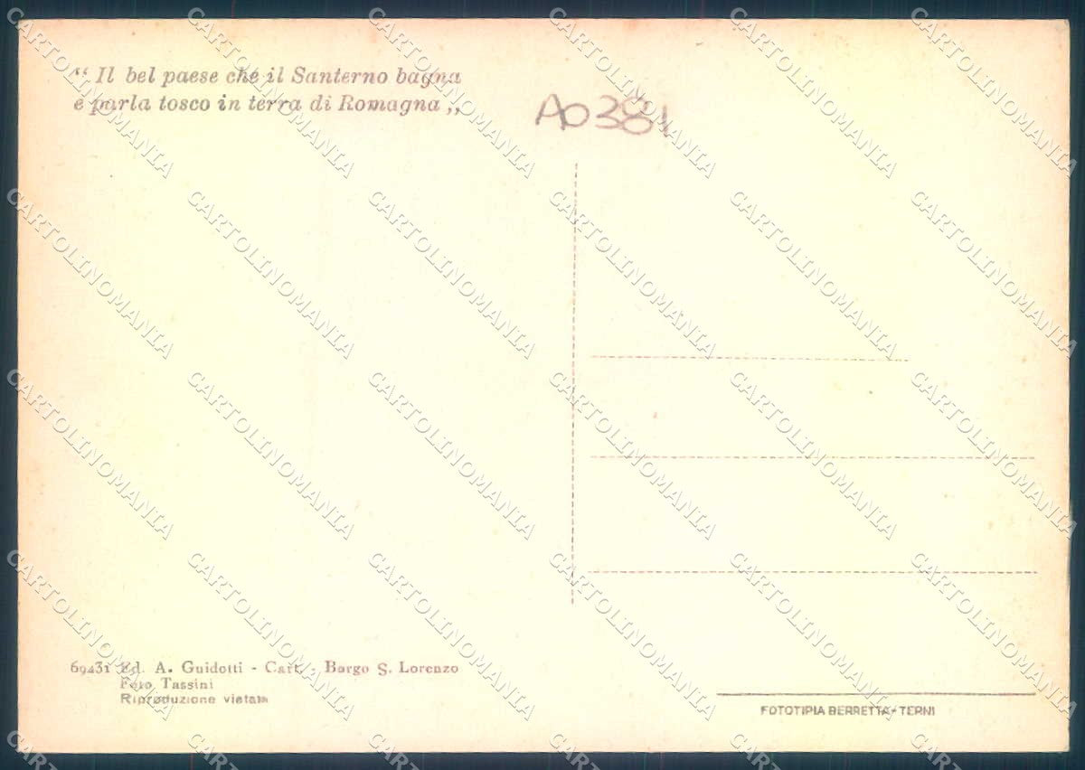 Firenze Firenzuola Piazza Agnolo FG cartolina JK0115 – retro