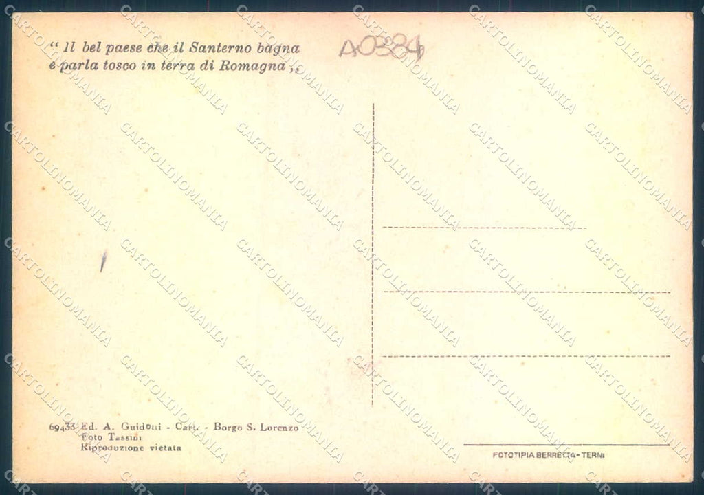 Firenze Firenzuola FG cartolina JK0116 – retro