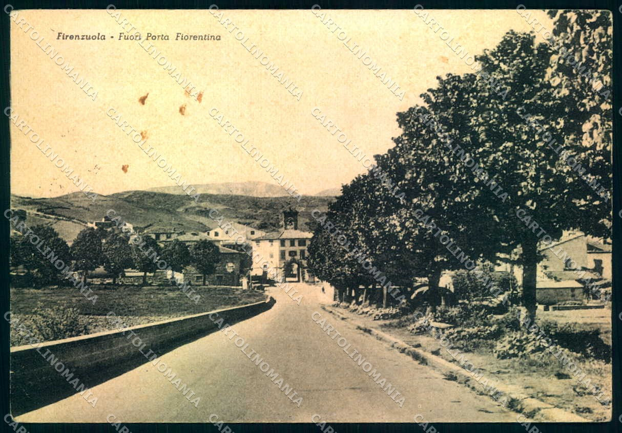 Firenze Firenzuola PIEGA ANGOLO FG cartolina JK0117 – fronte