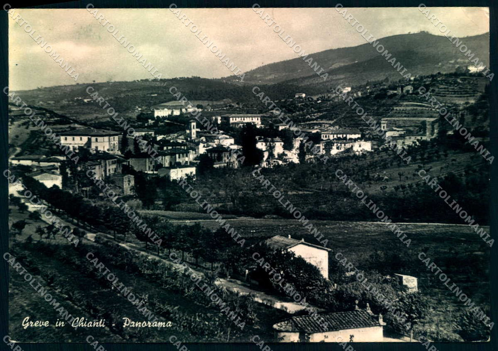Firenze Greve in Chianti PIEGA ANGOLO Foto FG cartolina JK0125 – fronte