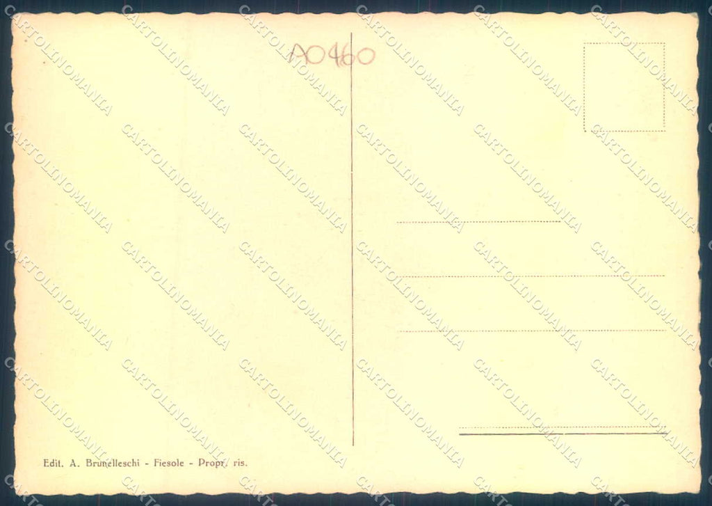 Firenze Fiesole STRAPPINO FG cartolina JK0132 – retro