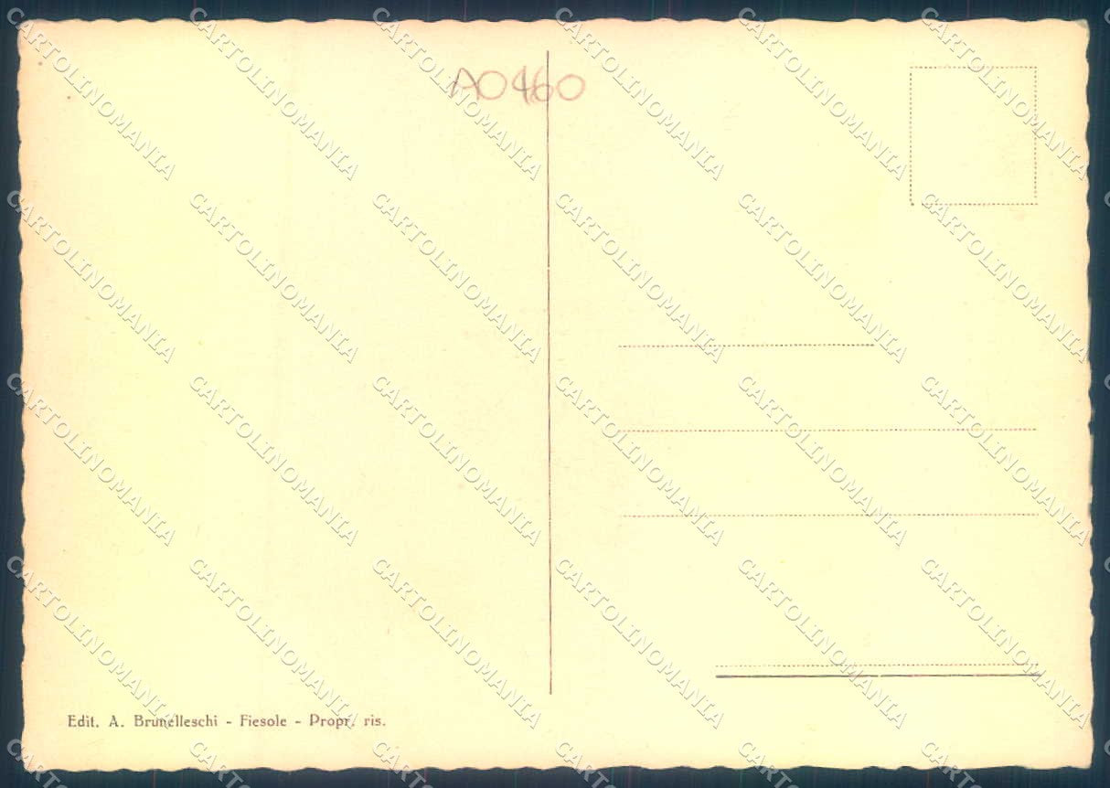 Firenze Fiesole STRAPPINO FG cartolina JK0132 – retro