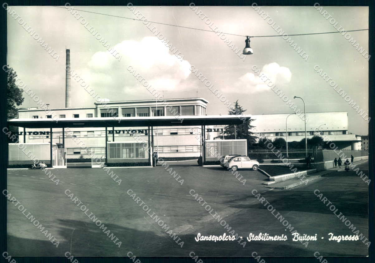 Arezzo San Sepolcro Stabilimento Buitoni Foto FG cartolina JK0141 – fronte
