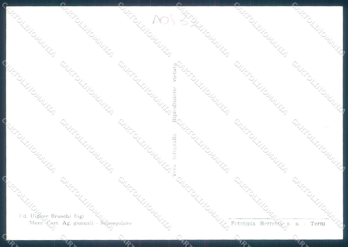 Arezzo San Sepolcro Stabilimento Buitoni Foto FG cartolina JK0141 – retro