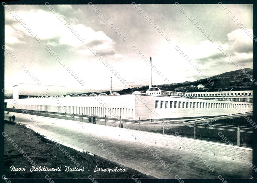 Arezzo San Sepolcro Stabilimento Buitoni Foto FG cartolina JK0142 – fronte