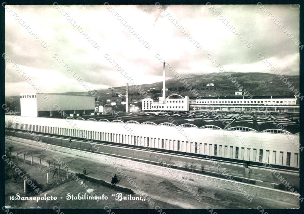 Arezzo San Sepolcro Stabilimento Buitoni Foto FG cartolina JK0143 – fronte