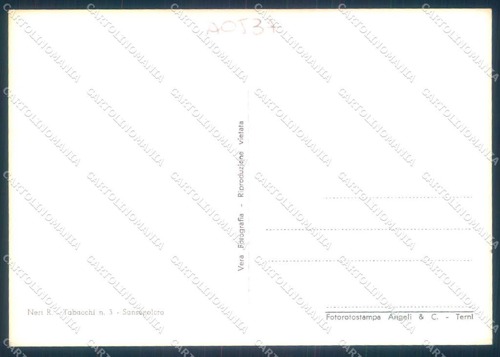 Arezzo San Sepolcro Stabilimento Buitoni Foto FG cartolina JK0143 – retro