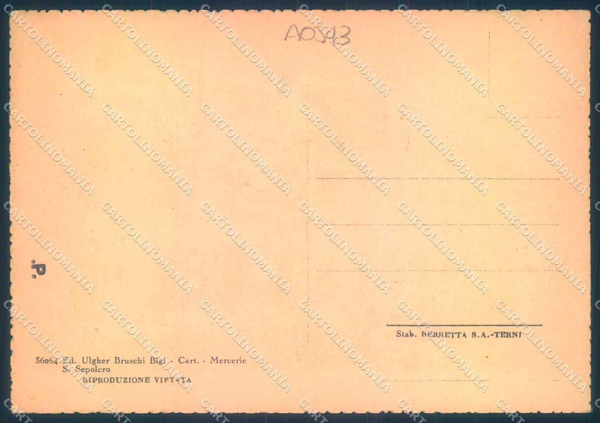 Arezzo San Sepolcro Istituto Magistrale FG cartolina JK0147 – retro