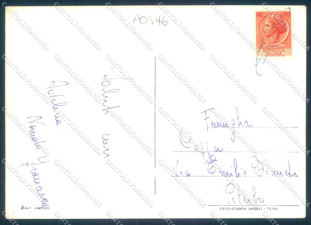 Arezzo San Sepolcro Foto FG cartolina JK0149 – retro