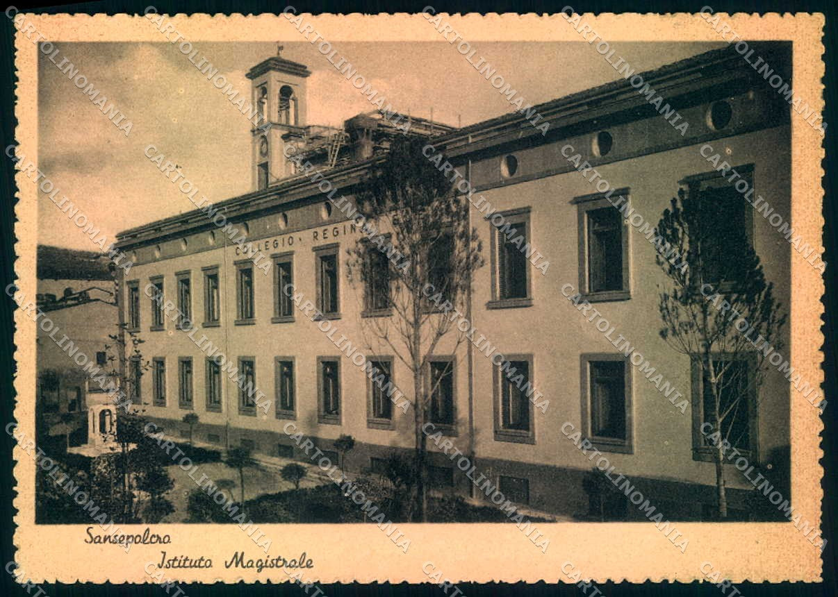 Arezzo San Sepolcro Istituto Magistrale FG cartolina JK0150 – fronte