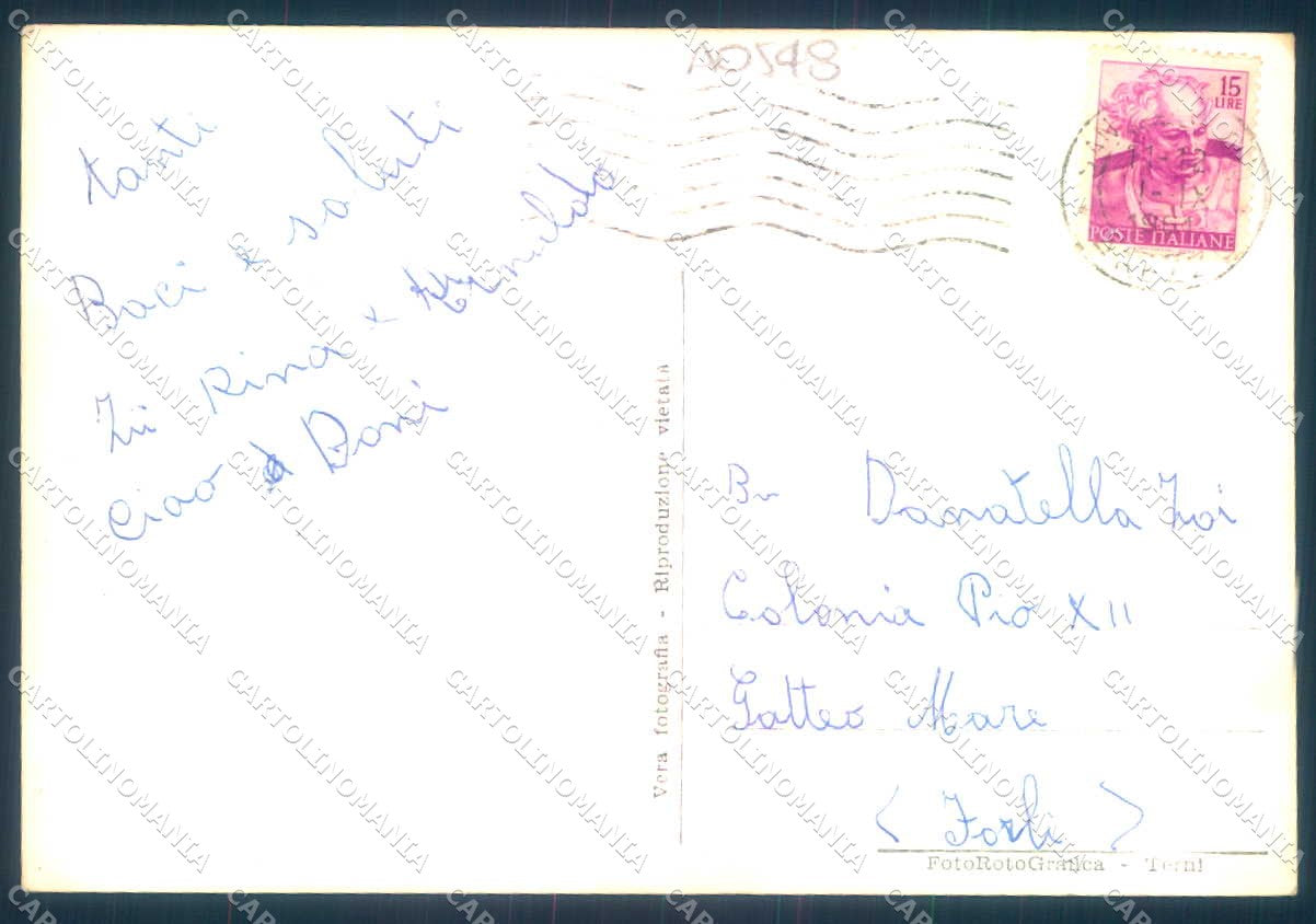 Arezzo San Sepolcro saluti da Foto FG cartolina JK0151 – retro