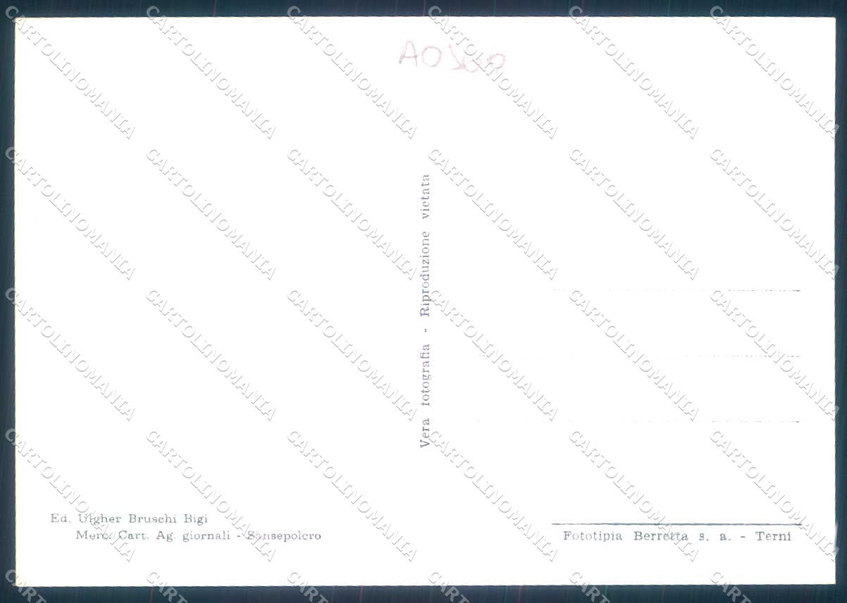 Arezzo San Sepolcro Foto FG cartolina JK0160 – retro