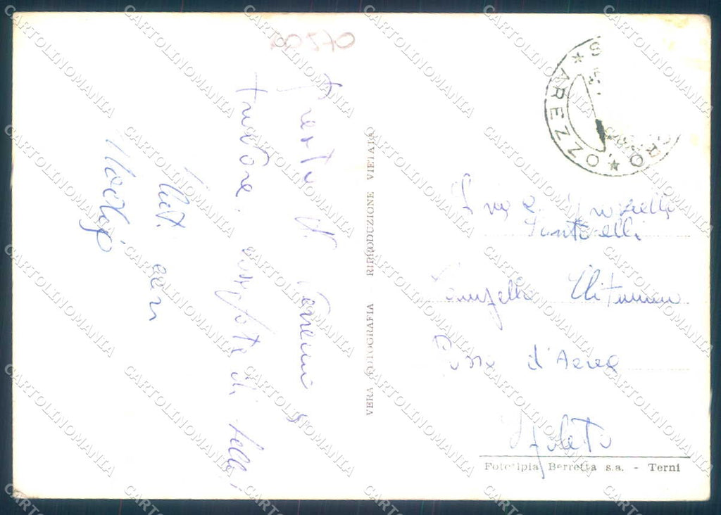 Arezzo San Sepolcro Foto FG cartolina JK0163 – retro