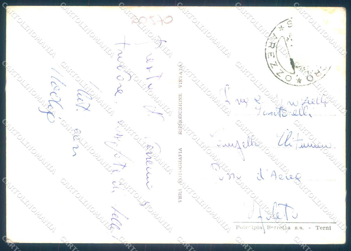 Arezzo San Sepolcro Foto FG cartolina JK0163 – retro