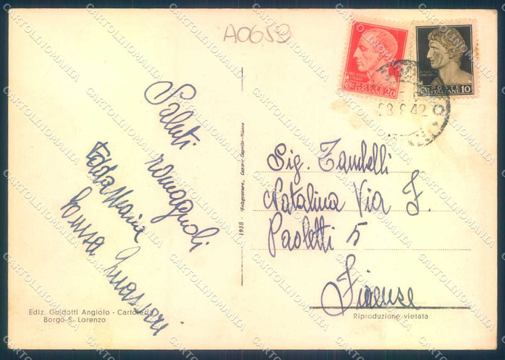 Firenze S. Godenzo FG cartolina JK0174 – retro