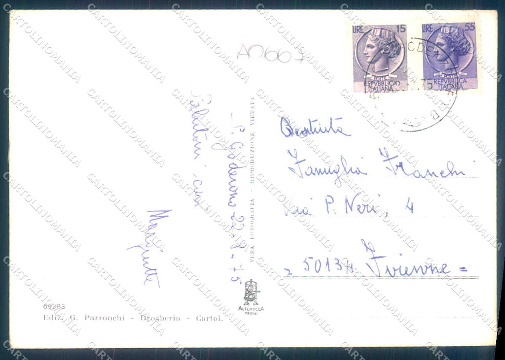 Firenze S. Godenzo STRAPPINO Foto FG cartolina JK0180 – retro