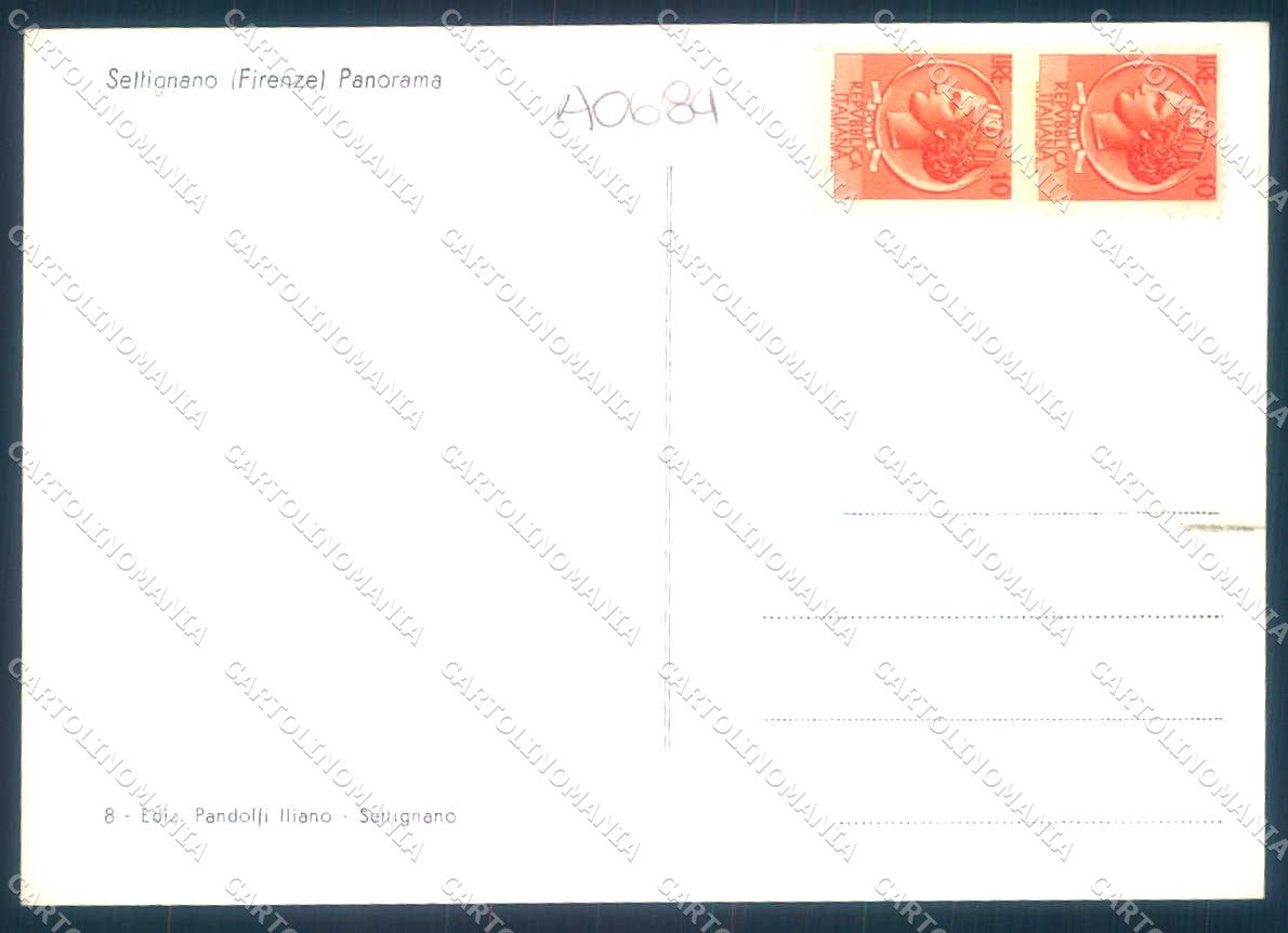 Firenze Settignano Foto FG cartolina JK0185 – retro