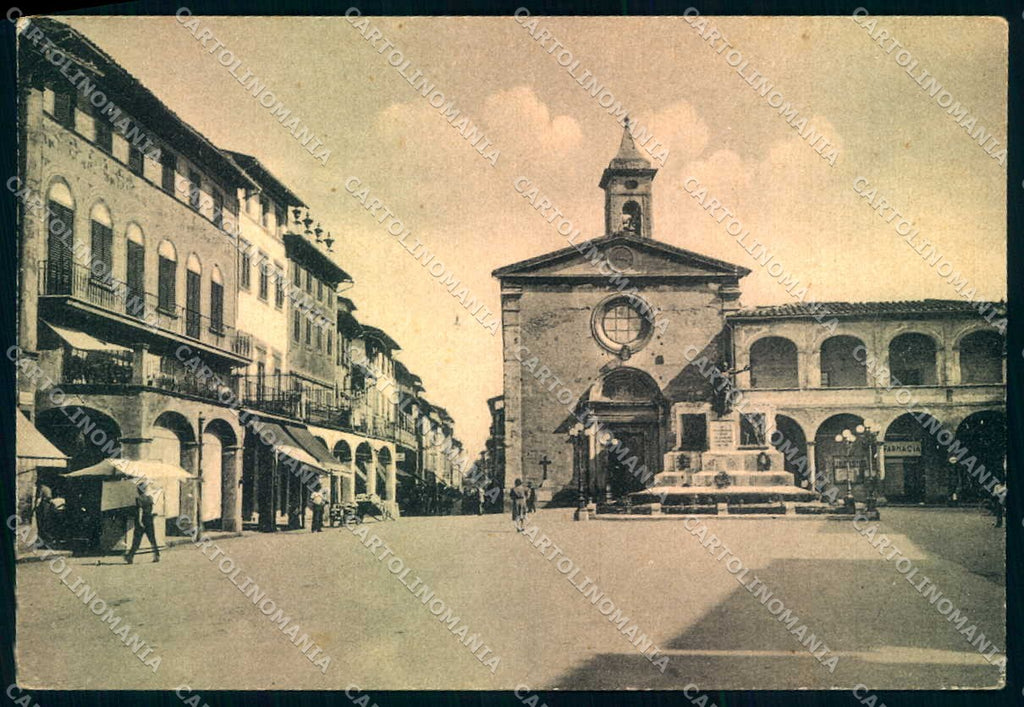 Firenze Figline Valdarno Chiesa Corso Umberto I FG cartolina JK0188 – fronte