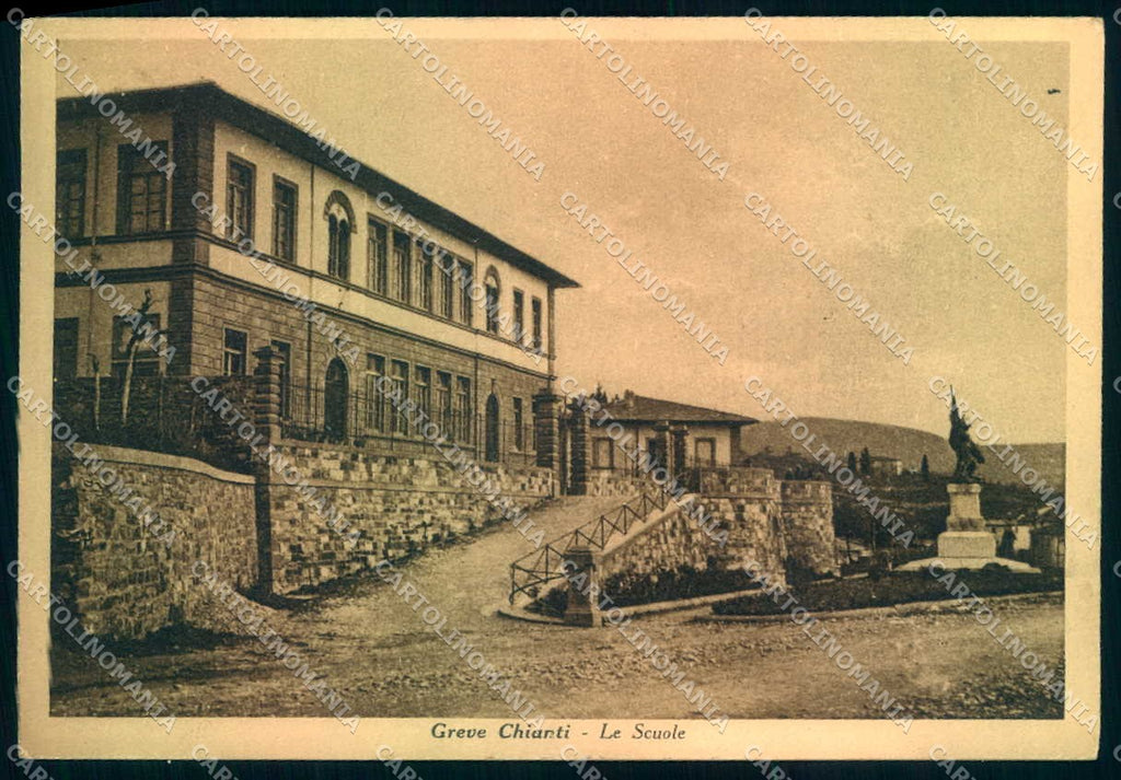Firenze Greve Chianti Scuole FG cartolina JK0193 – fronte