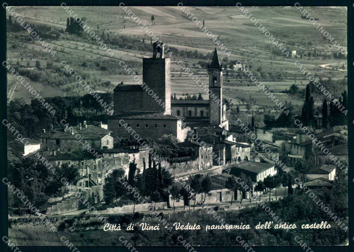 Firenze Vinci Chiesa PIEGA Foto FG cartolina JK0194 – fronte