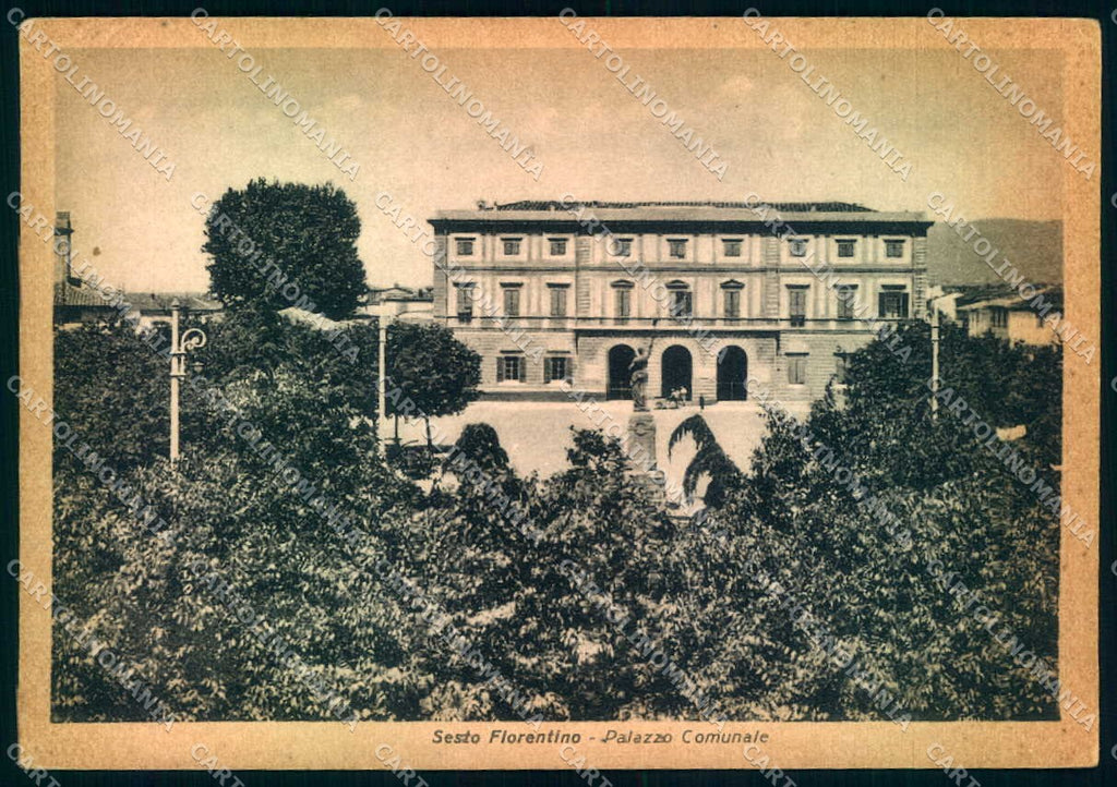 Firenze Sesto Fiorentino Palazzo Comunale FG cartolina JK0198 – fronte