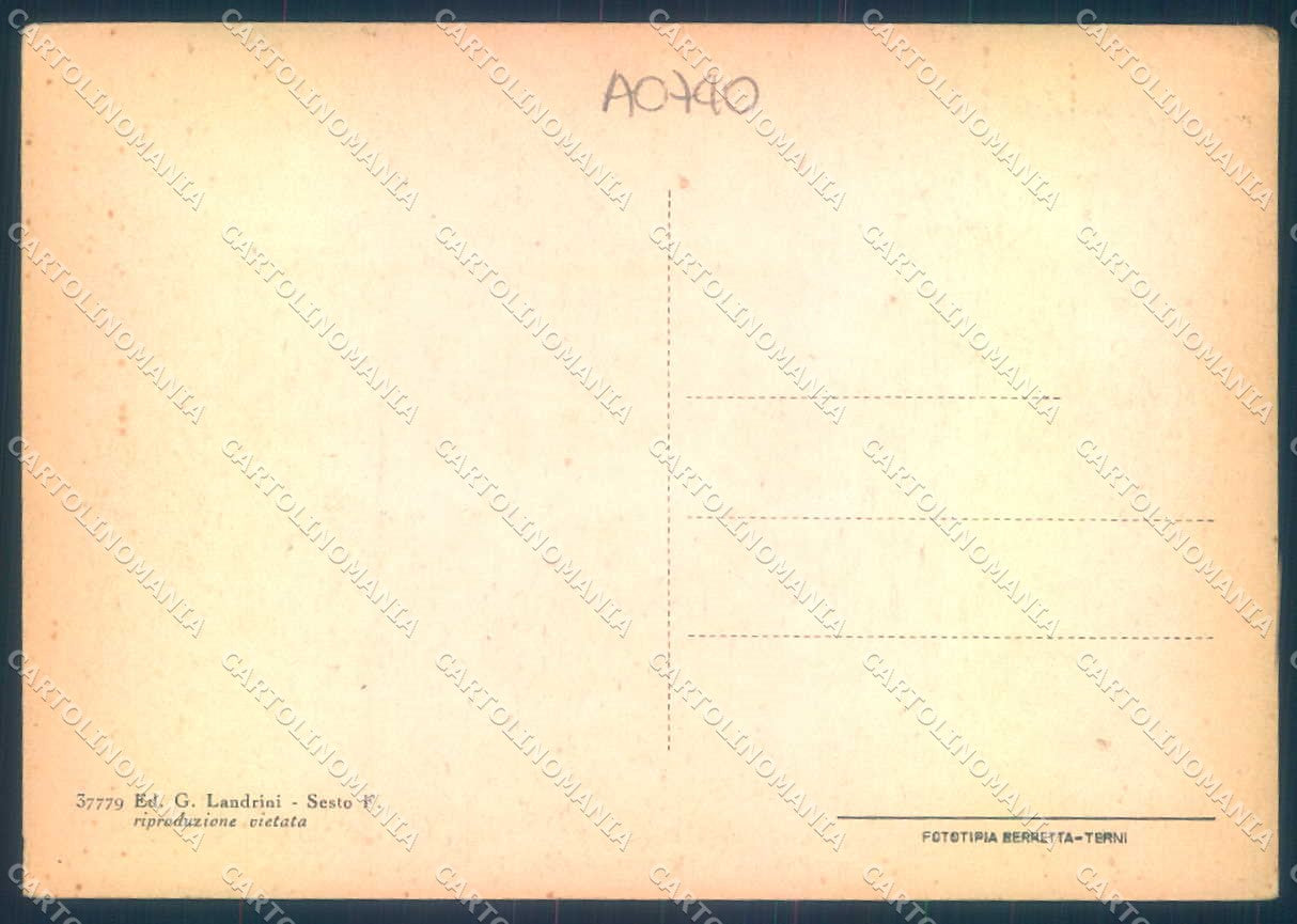 Firenze Sesto Fiorentino Palazzo Comunale FG cartolina JK0198 – retro